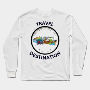 Travel to Shanghai Long Sleeve T-Shirt